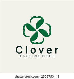 Clover Leaf Logo Template Design