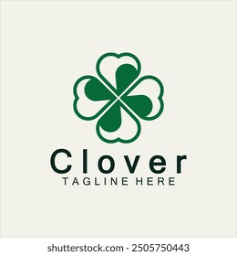 Clover Leaf Logo Template Design