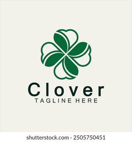 Clover Leaf Logo Template Design