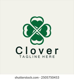 Clover Leaf Logo Template Design