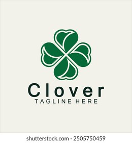 Clover Leaf Logo Template Design