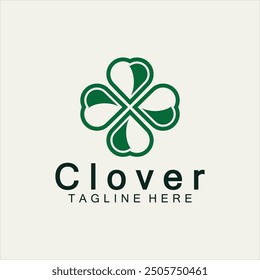 Clover Leaf Logo Template Design