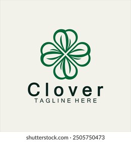 Clover Leaf Logo Template Design