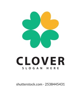 Clover Leaf Logo Template Design