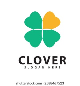 Clover Leaf Logo Template Design