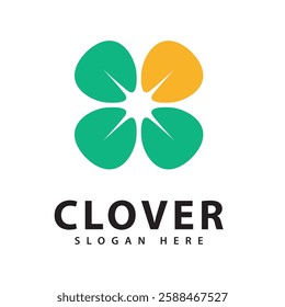 Clover Leaf Logo Template Design