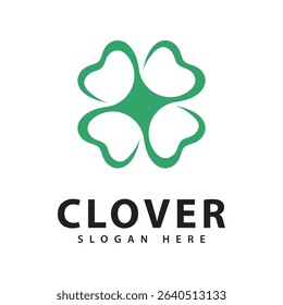 Clover Leaf Logo Template Design