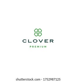 clover leaf logo vector icon illustration