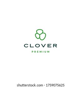 clover leaf logo vector icon illustration