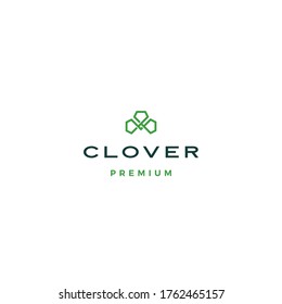 clover leaf logo vector icon illustration