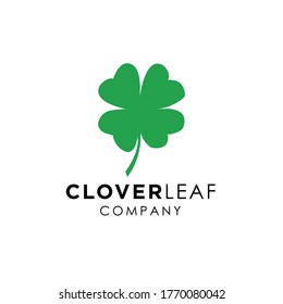 clover leaf logo vector template icon, logo design inspiration
