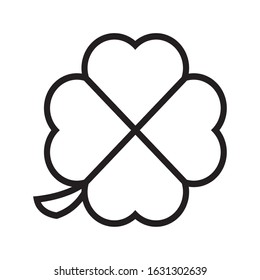 clover leaf luck isolated icon vector illustration design