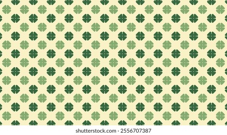 clover leaf motif pattern, clover flower background.