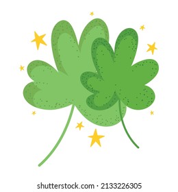 clover leaf nature icon isolated