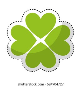clover leaf plant icon