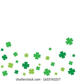 Clover leaf seamless vector pattern