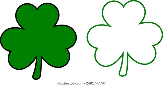 Clover Leaf , Shamrock EPS Vector 
Premium Clover Leaf – High-Resolution Vector File #02
