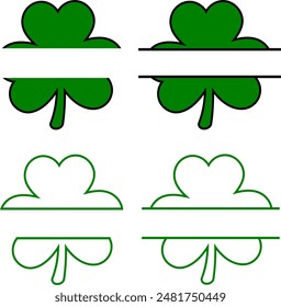 Clover Leaf , Shamrock EPS Vector 
Premium Clover Leaf – High-Resolution Vector File
#02 Monogram