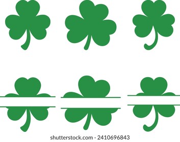 Clover Leaf, Shamrock Clover Monogram