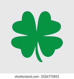 Clover leaf silhouette, leaf silhouette