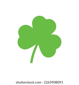 Clover Leaf Silhouette, Shamrock, St Patrick's day