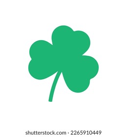 Clover Leaf Silhouette, Shamrock, St Patrick's day