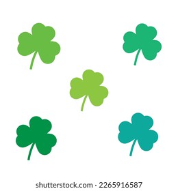 Clover Leaf Silhouette, Shamrock, St Patrick's day