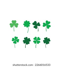 Clover Leaf Silhouette, Shamrock, St Patrick's day