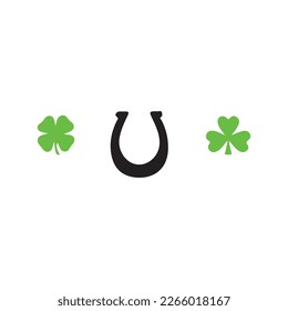 Clover Leaf Silhouette, Shamrock, St Patrick's day