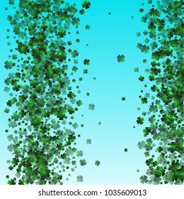 Clover leaf vector is a confetti which consist of many isolated elements. Stylish and beautiful clover clover leaf vector. Can be used as poster, border, background, wallpaper, card and etc