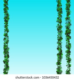 Clover leaf vector is a confetti which consist of many isolated elements. Stylish and beautiful clover clover leaf vector. Can be used as poster, border, background, wallpaper, card and etc