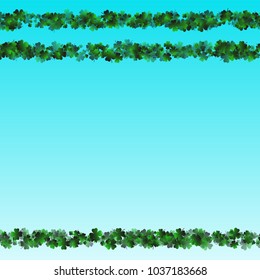 Clover leaf vector is a confetti which consist of many isolated elements. Stylish and beautiful clover clover leaf vector. Can be used as poster, border, background, wallpaper, card and etc