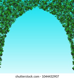 Clover leaf vector is a confetti which consist of many isolated elements. Stylish and beautiful clover clover leaf vector. Can be used as poster, border, background, wallpaper, card and etc