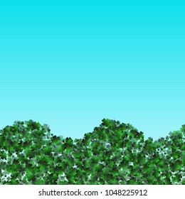 Clover leaf vector is a confetti which consist of many isolated elements. Stylish and beautiful clover clover leaf vector. Can be used as poster, border, background, wallpaper, card and etc