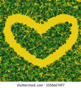 Clover leaf vector is a confetti which consist of many isolated elements. Stylish and beautiful clover clover leaf vector. Can be used as poster, border, background, wallpaper, card and etc