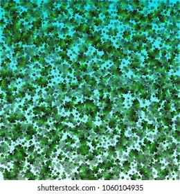 Clover leaf vector is a confetti which consist of many isolated elements. Stylish and beautiful clover clover leaf vector. Can be used as poster, border, background, wallpaper, card and etc