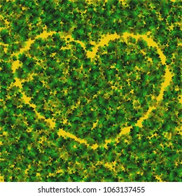 Clover leaf vector is a confetti which consist of many isolated elements. Stylish and beautiful clover clover leaf vector. Can be used as poster, border, background, wallpaper, card and etc