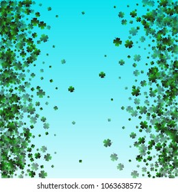 Clover leaf vector is a confetti which consist of many isolated elements. Stylish and beautiful clover clover leaf vector. Can be used as poster, border, background, wallpaper, card and etc