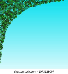 Clover leaf vector is a confetti which consist of many isolated elements. Stylish and beautiful clover clover leaf vector. Can be used as poster, border, background, wallpaper, card and etc