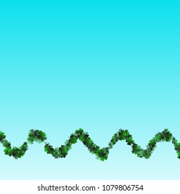 Clover leaf vector is a confetti which consist of many isolated elements. Stylish and beautiful clover clover leaf vector. Can be used as poster, border, background, wallpaper, card and etc