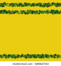 Clover leaf vector is a confetti which consist of many isolated elements. Stylish and beautiful clover clover leaf vector. Can be used as poster, border, background, wallpaper, card and etc