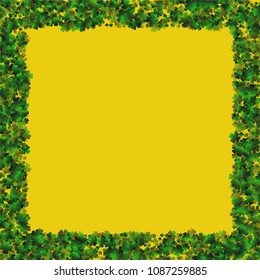 Clover leaf vector is a confetti which consist of many isolated elements. Stylish and beautiful clover clover leaf vector. Can be used as poster, border, background, wallpaper, card and etc
