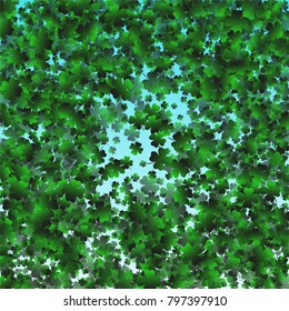 Clover leaf vector is a confetti which consist of many isolated elements. Stylish and beautiful clover clover leaf vector. Can be used as poster, border, background, wallpaper, card and etc
