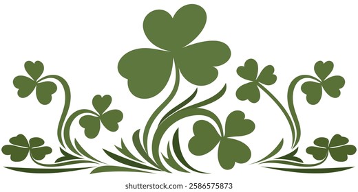 clover leaf vector design for st patrick's day