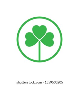 clover leaf vector icon illustration design template