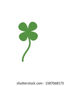 clover leaf vector icon illustration design template