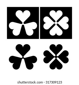 clover leaf vector illustration