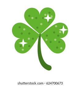 clover leafs saint patrick day ornament shiny