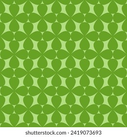 Clover leaves background. Patrick's day green background