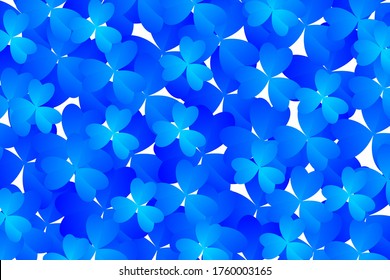 Clover leaves background. Suitable for Saint Patrick's Day, nature concept, and other. Vector Illustration